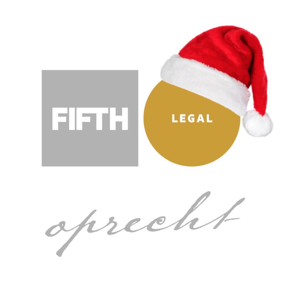 Het team van Fifth Legal wenst u hele mooie #kerstdagen en een ‘oprecht’ #2018 toe!