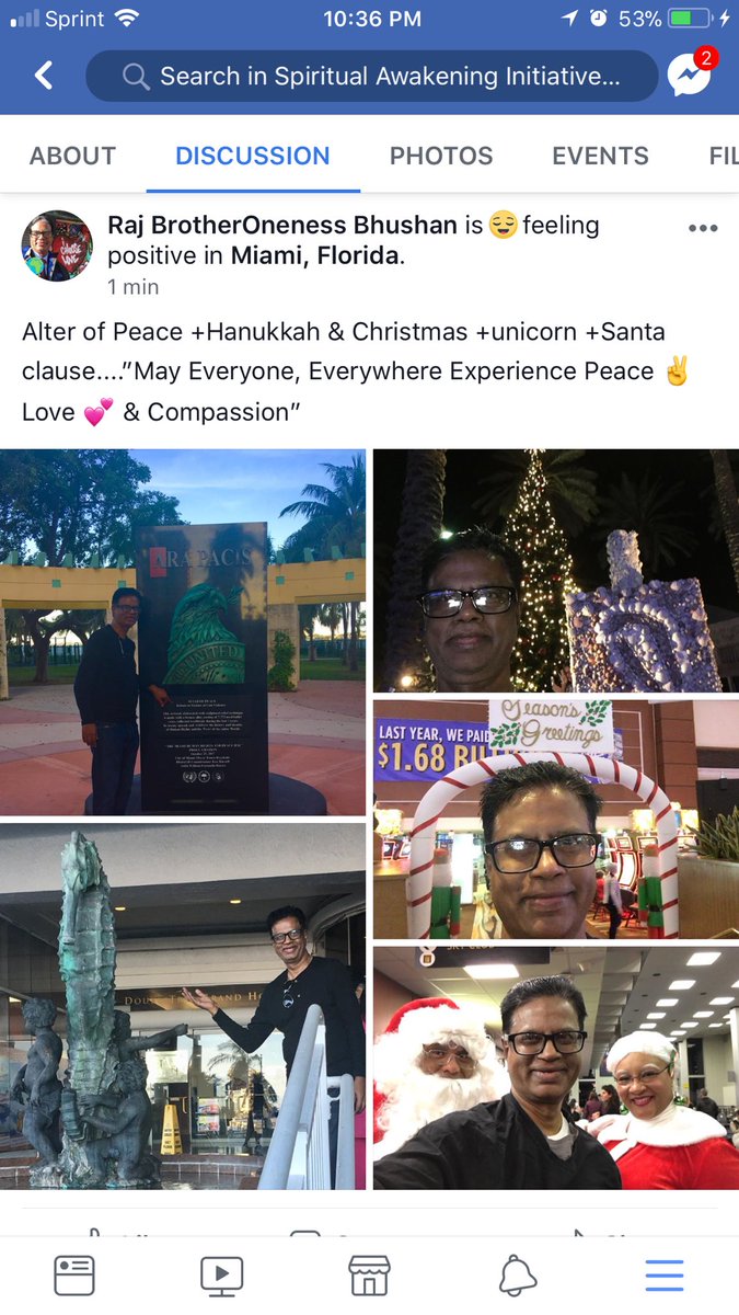 bhushanlaw's tweet photo. Alter of #Peace +#Hanukkah & #Christmas + #unicorn + #Santa clause....โMay Everyone, Everywhere Experience #Peace โ๏ธ #Love ๐ & #Compassionโ. #brotheroneness #SSSBABA #unity #AllR1 #behappy #onenessmessagepromoter #smile #loveall #hatenone 12/23/2017. https://t.co/PaJIWIXpSN