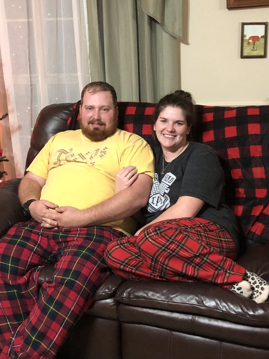 MrsCAllen18's tweet photo. We were told โno alcoholโ at Adair Christmas so we wore our beer shirts๐ (P.S. there was alcohol there) #revolverbrewery #shiner #texasaggies https://t.co/8GXK7n13uF