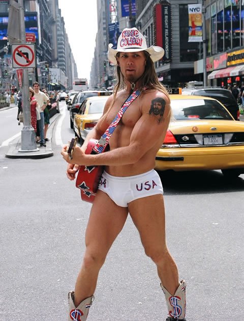 Happy Birthday Naked Cowboy 