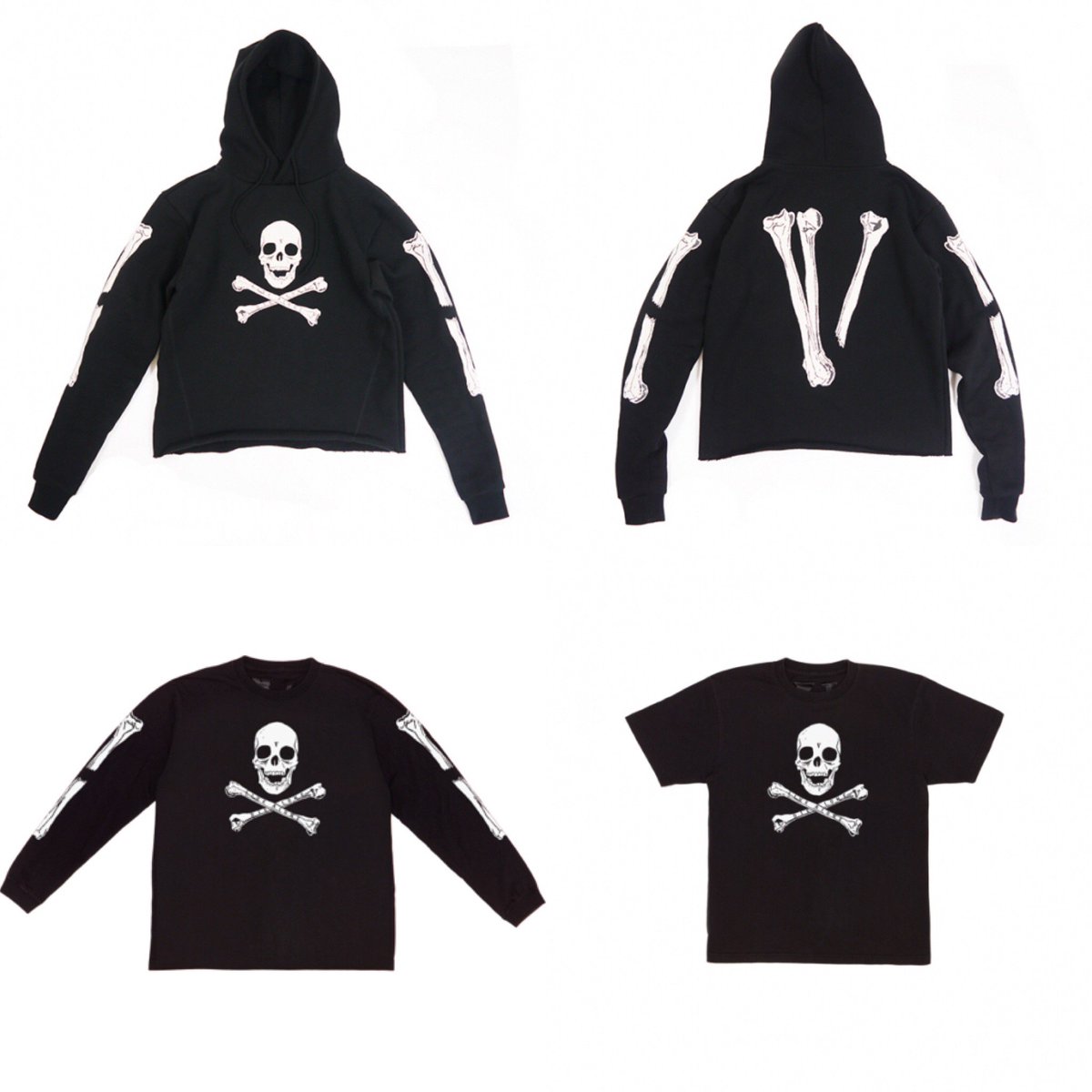 vlone bones hoodie