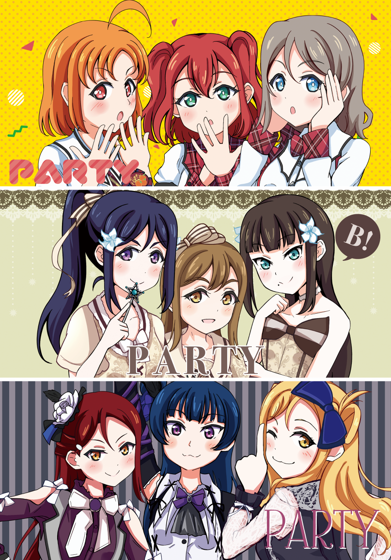 【C93新刊】PARTY PARTY PARTY
Aqours4コマまとめ本です。今回は本文モノクロです。少しだけ描き下ろしもまります。よろしくお願いします!
メロンブックス様:【https://t.co/0zJrH2SI8U】 
