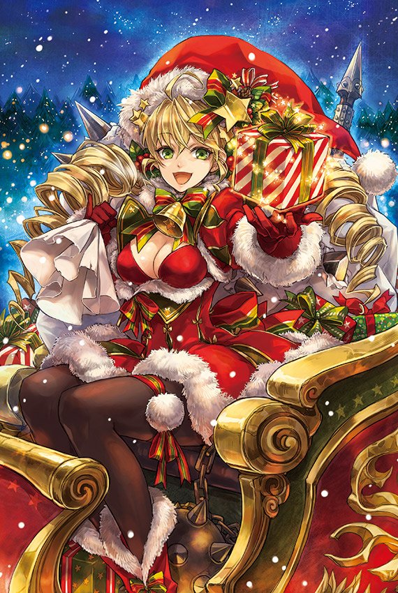 تويتر チェインクロニクル公式 على تويتر 聖夜の贈り物フェス キャラクター紹介 聖夜の贈り物 ロレッタ 今夜のロレッタはただの商人じゃありません はい お く り も の 弓使い Cv 小岩井ことり イラスト 萩谷薫 チェンクロ T Co