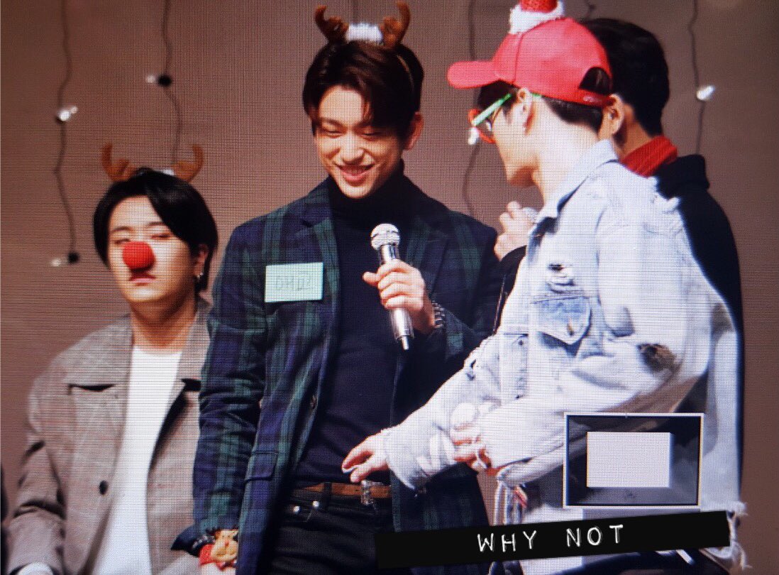 Why_NotJR's tweet photo. 171224 GOT7 <7 for 7> PRESENT EDITION 스페셜 이벤트 #GOT7 #갓세븐 #진영 #박진영 #YouAre #7for7 https://t.co/qUgBs2udkT