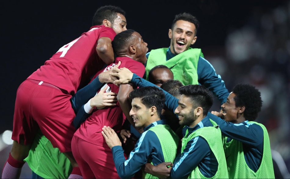 qatar_olympic's tweet photo. #Qatar off to a blazing start in Gulf Cup

https://t.co/TLpquCIzNJ https://t.co/IHvGbhDEEj