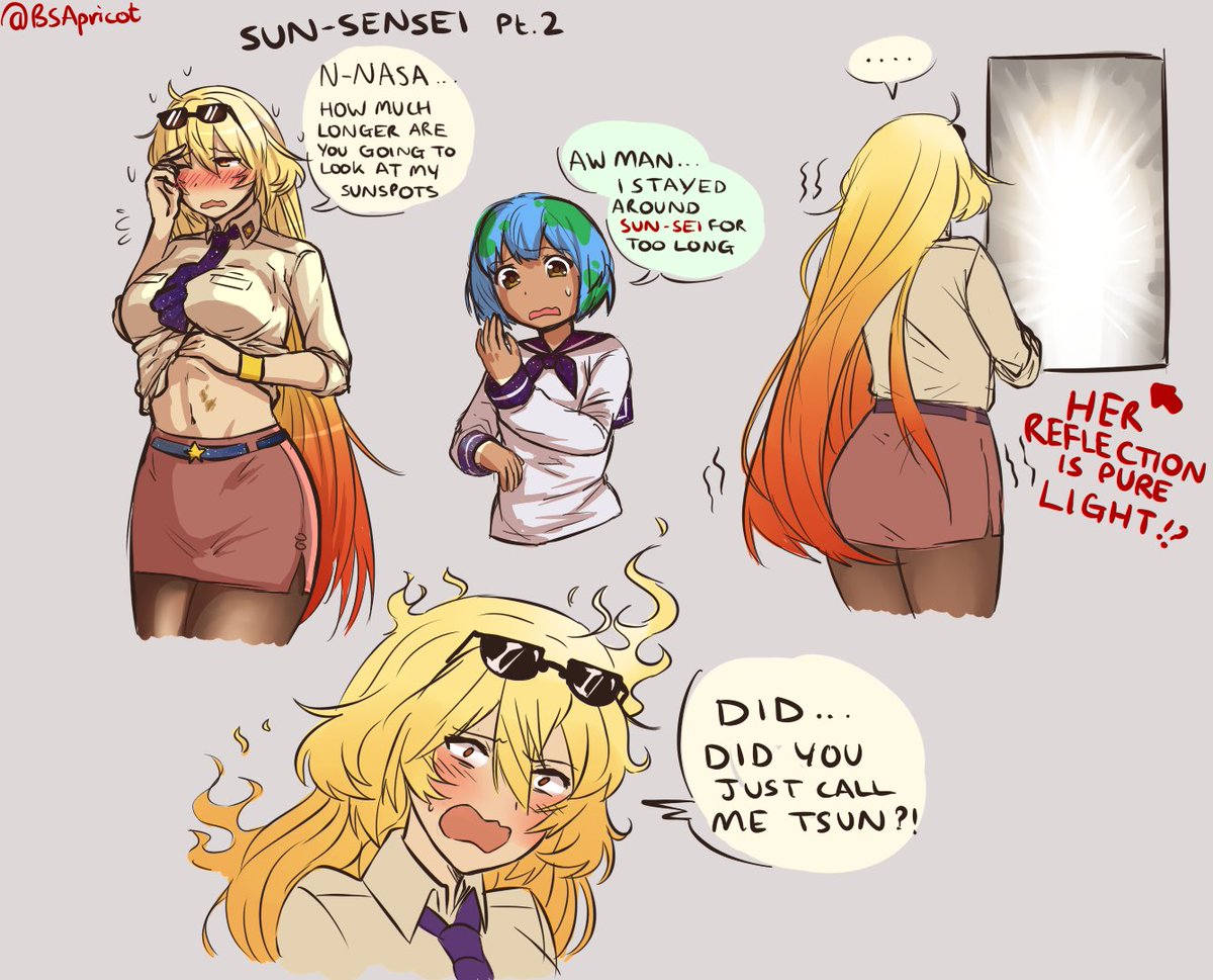 Here, have some more Sun-sensei hue~ stay tuned for more. ? 