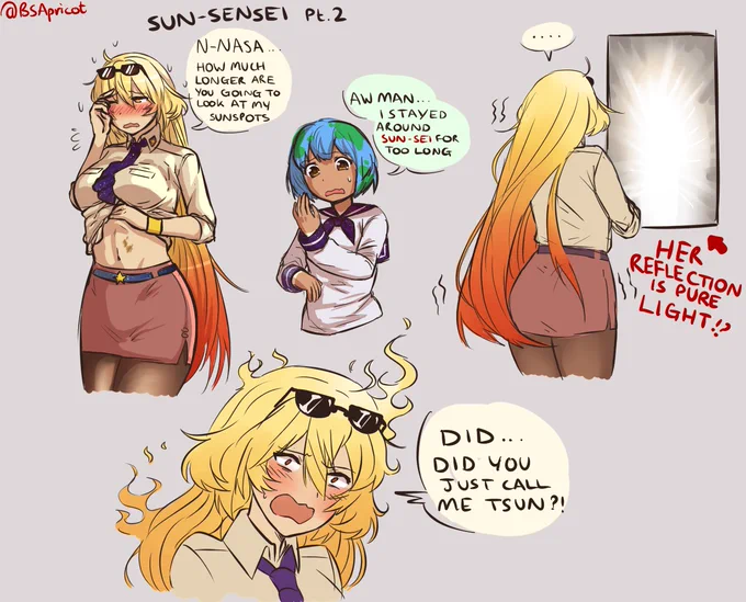 Here, have some more Sun-sensei hue~ stay tuned for more. ? 
