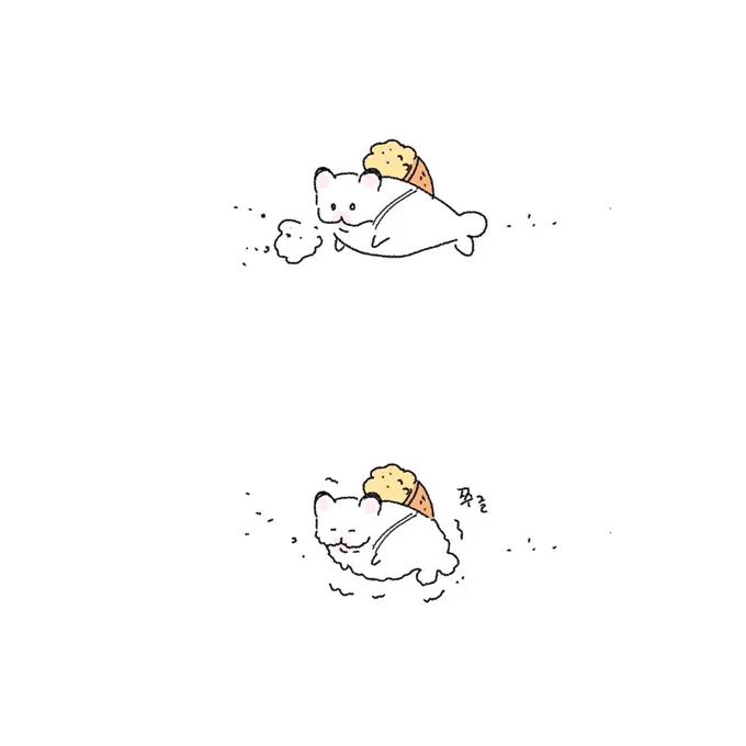 친절한 물냥냥이가족을 만났어요!
하지만 헤어질떄 막내물냥냥이는 섭섭해서 눈물바다를만들었어요
다음에 물찍찍이가 초대하기로 약속했답니다~!
메리크리스마스!? 