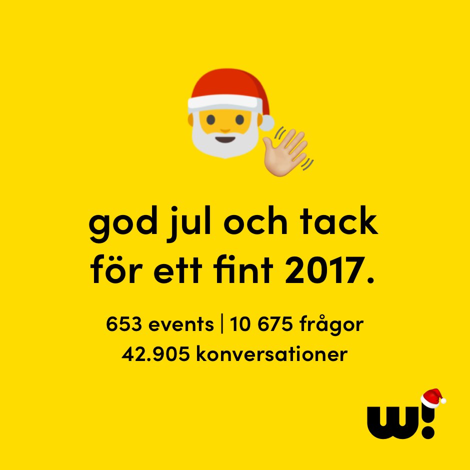 Nuff said. Men - det bästa har inte hänt än. Ses 2018!