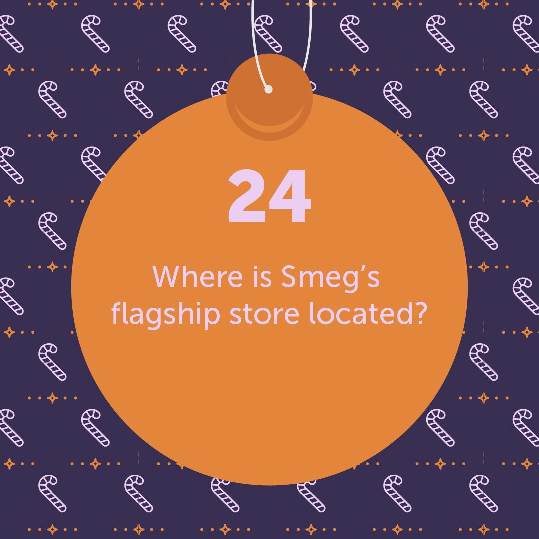 londonwestend's tweet photo. Where is Smeg’s flagship store located? RT, comment below with your answer and make sure you’re following us & @smeguk. Good luck -winner announced after 5pm today! #XmasFirsts https://t.co/lL9LPnFwtW