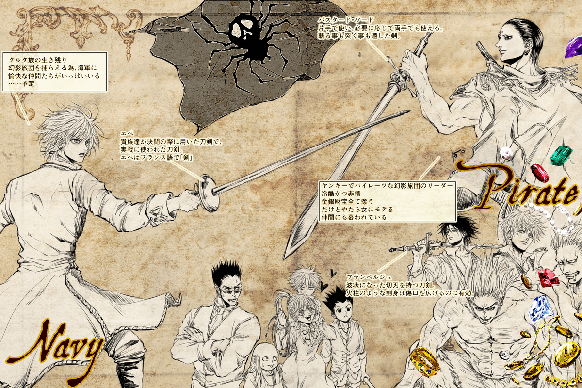 Koto Twitter वर 海賊でヤンキーな幻影旅団の話 Koto Twitter वर 海賊でヤンキーな幻影旅団の話