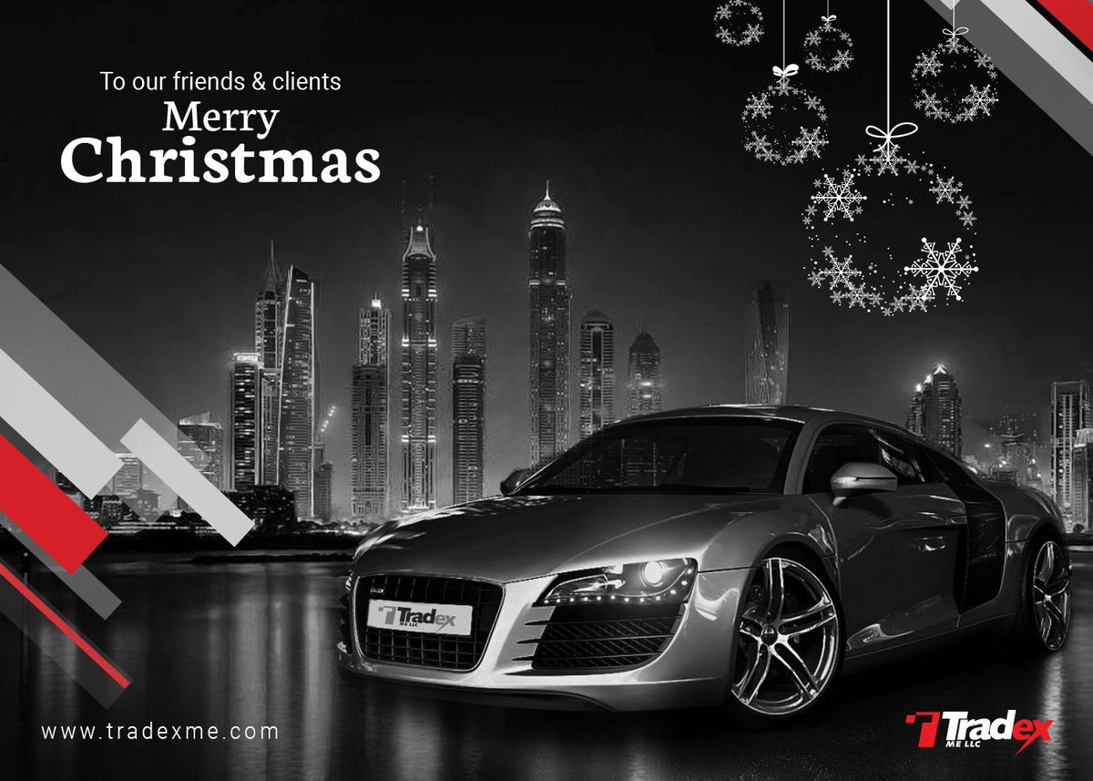 TradexME's tweet photo. " As our valued Family, Friends and our Clients, we wish you a #Christmas full of #Turkey and laughs and may you be blessed with a wonderful #NewYear." - #TradexME
🎄🎁 #MerryChristmas #HappyNewYear 😍 https://t.co/VSHvDlOrll