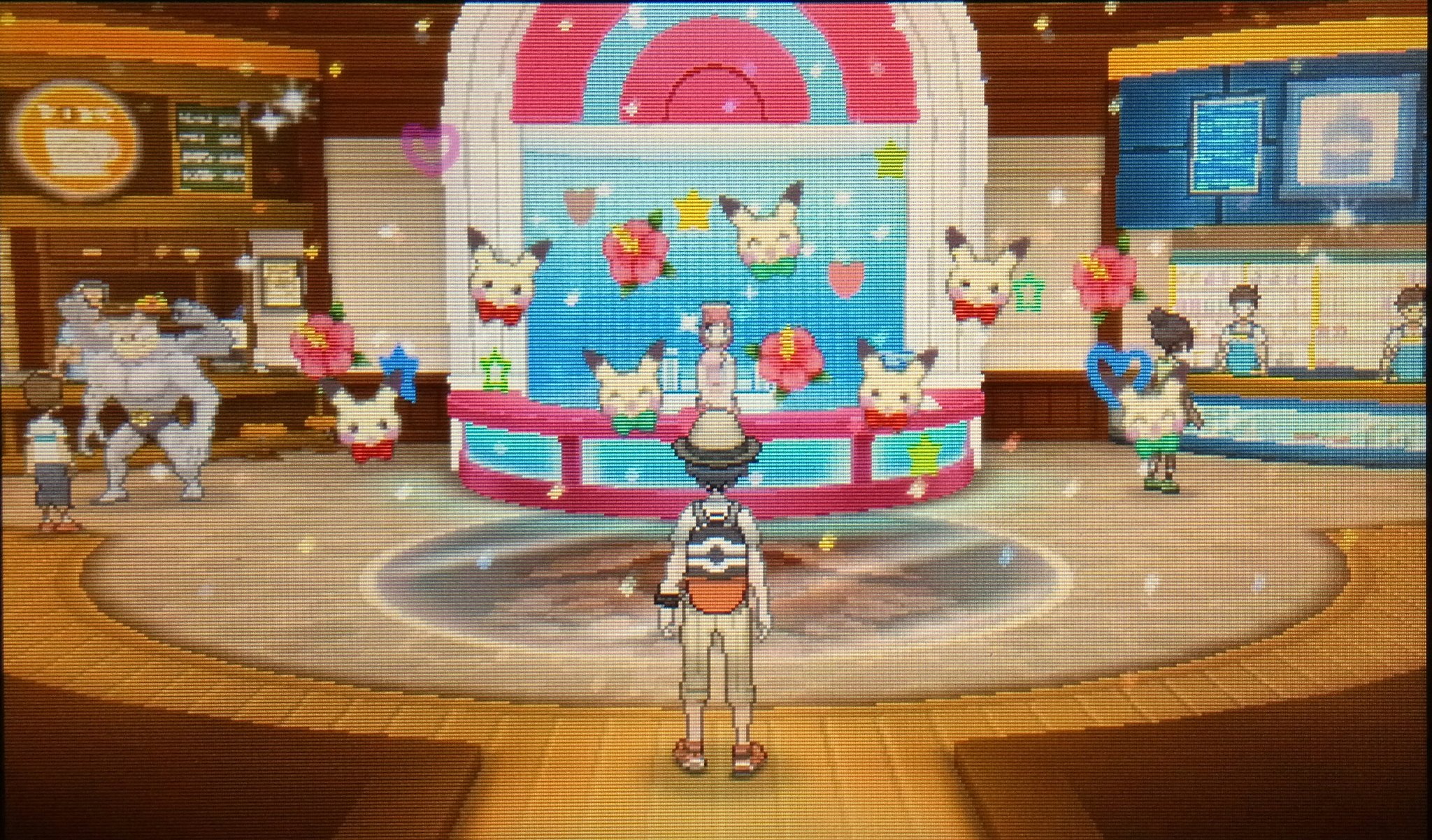 ヒノマル 先日 ポケモンセンターに入ったら急に真っ暗になった バグってしまったか それともお化け屋敷にでも入ってしまったのだろうか 等と考えていると突如クラッカーの音が鳴り響いた ああ そういえば誕生日だったなと 思い出した瞬間であっ