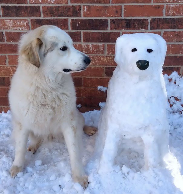"Today's honorable mention goes to Joseff McAlester. Very creative Joseff."

#ArendellesSnowSculptingCompetition