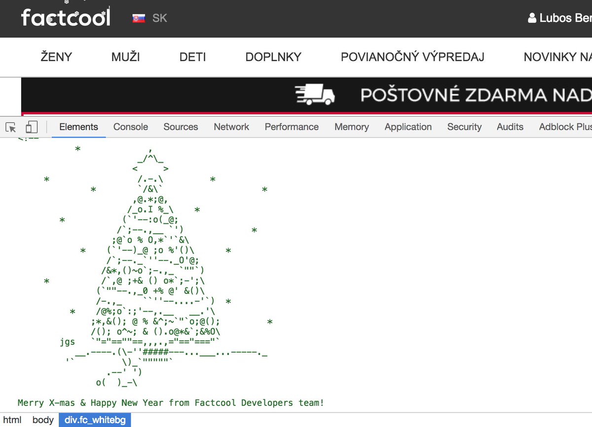 As every year, you can find our wishes to you in console. :) Happy &amp; Merry! #factcool#developers