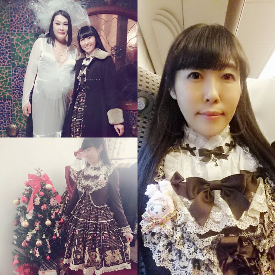 Innocent World 藤原ゆみ 在 Twitter 上 東京出張 今日のコーデは テディベアストーリー 新宿店で撮影 少しだけ クリスマスコンサートに行きました 今話題のオペラ歌手 マリアセレンさん 素晴らしい歌声でした バイオリンコートのショコラ 岸田尚さんの