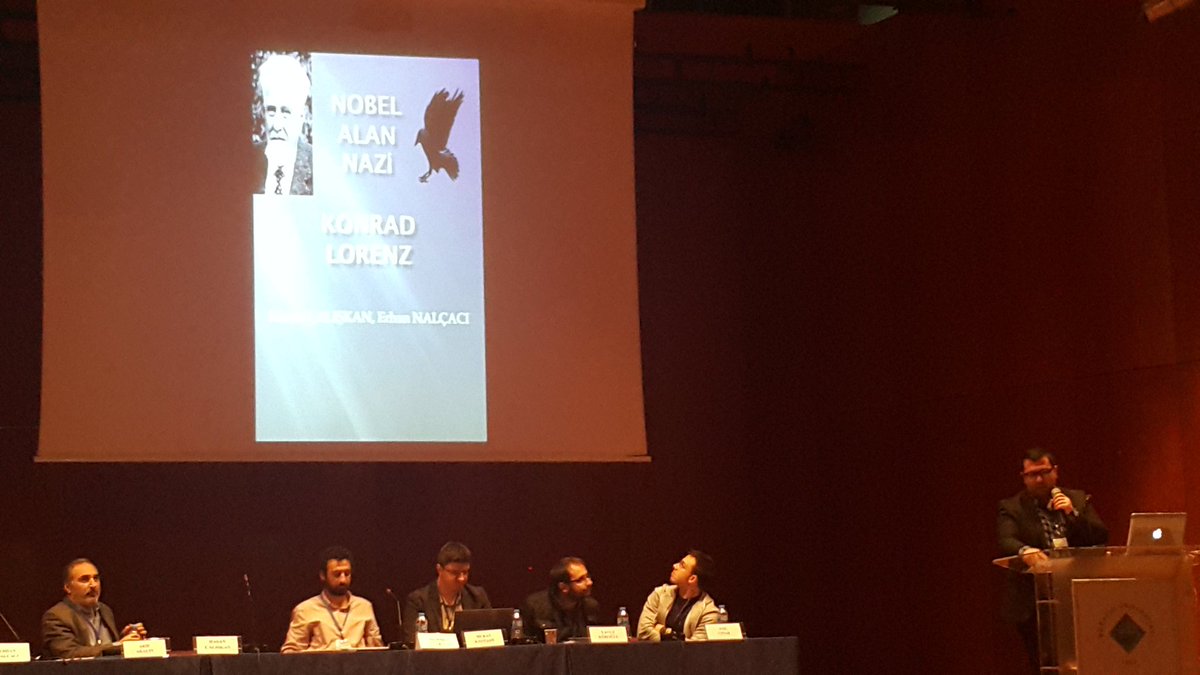 6. Evrim, Bilim ve Eğitim Sempozyumu’nun "Bilim Ilerlerken Toplum Neden Ilerlemiyor" oturumunun 4. sunumunu Hasan Çalışkan'dan "Nobel alan Nazi: Konrad Lorenz" başlığıyla dinliyoruz.  <a href="/evrimsempozyumu/">Evrim Sempozyumu</a> #EvrimYoksaBilimDeYok