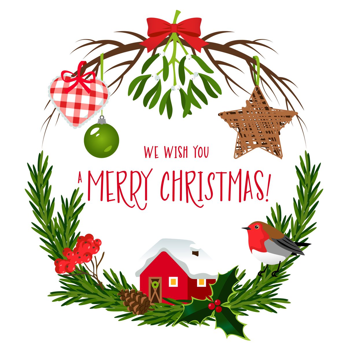 Merry Christmas from all of us at Northumberland Cottages