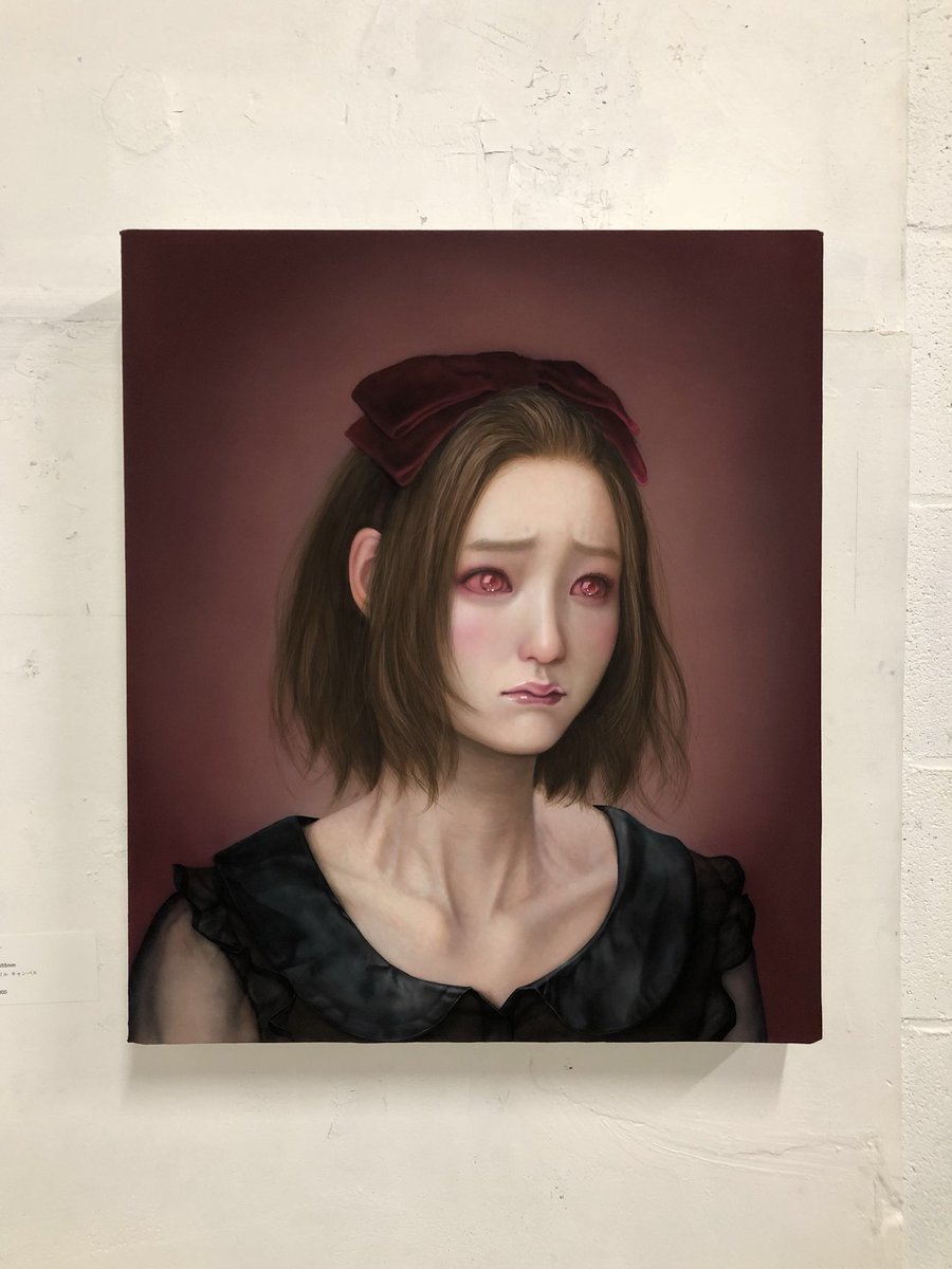 はむぞう 坂本友由さんの個展 あなたを見ているわたしを見ているあなた をアートラボ アキバで見た 藝大デザイン出身の気鋭の画家 12 24まで 森アーツセンターギャラリーで開催中の The ドラえもん 展に出品中の巨大しずかちゃんも大人気