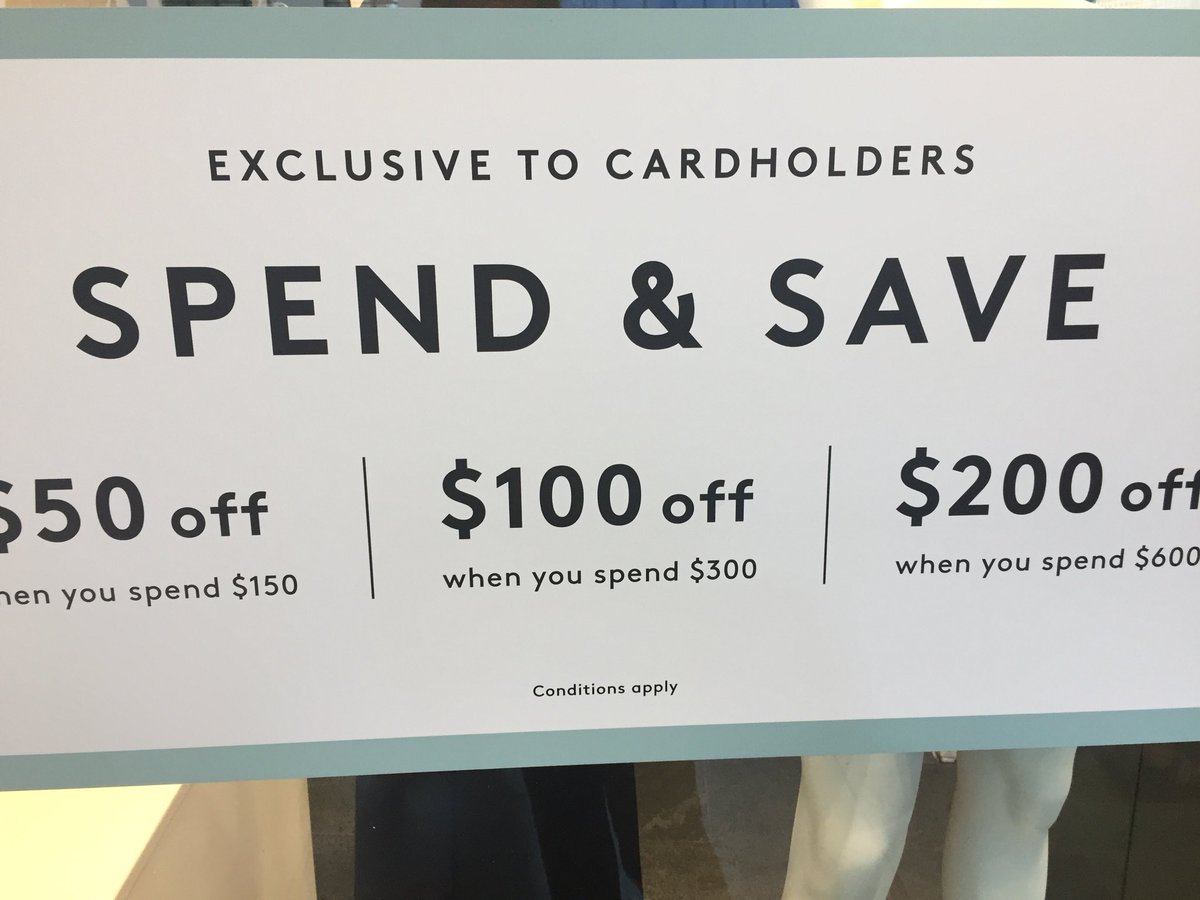 DavidBoyleNZ's tweet photo. I had to take a photo of this given what I do, and say this is one of the best oxymorons I have ever seen :-) “Spend and Save” yeah right! https://t.co/ZRNDzGCWP8