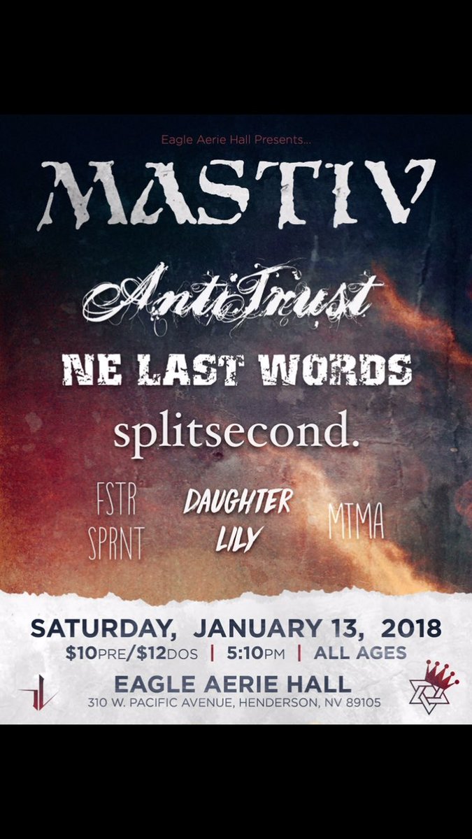 Our show is less than a week away!!! Get ur tickets for a non-death defying performance.