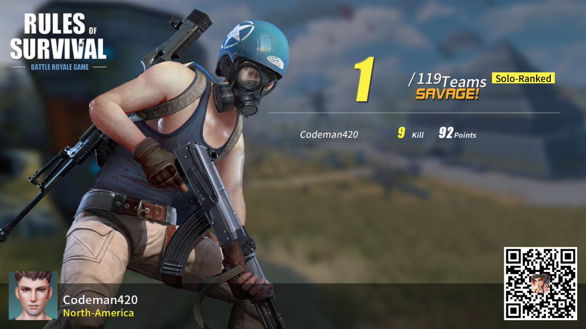 crice_8's tweet photo. #RulesofSurvival https://t.co/fjrpDQNUl4
