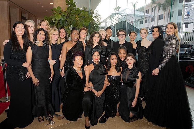ShaileneArmy's tweet photo. A historic photo. #TIMESUP #GoldenGlobes https://t.co/3k6CHQ7rix