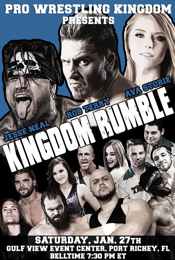 KINGDOMpw's tweet image. 3 weeks away from the biggest night in Florida wrestling! @THEGodLee @refjamietucker @Riv_Horse_Photo
