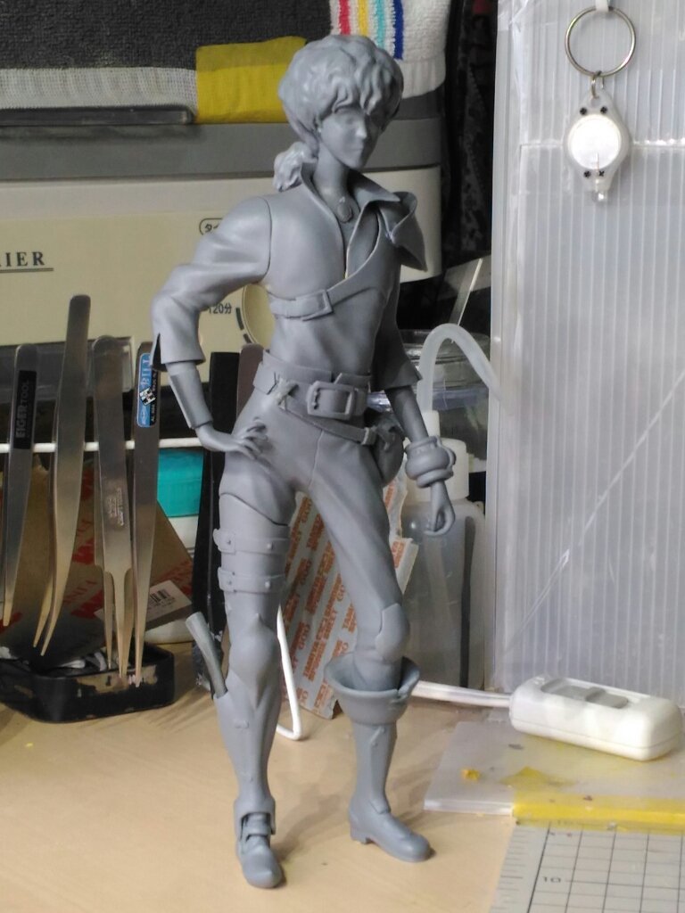 Fairy Tale 次回トレフェスオンライン5 神撃のバハムート バージンソウルより ファバロ レオーネ 大体完成 1 7スケール全高230mmで円を予定 肩の紋章はデカールで提供します なお これから律ちゃんの磨きに入って ２ｗ後には完成原型のアップ