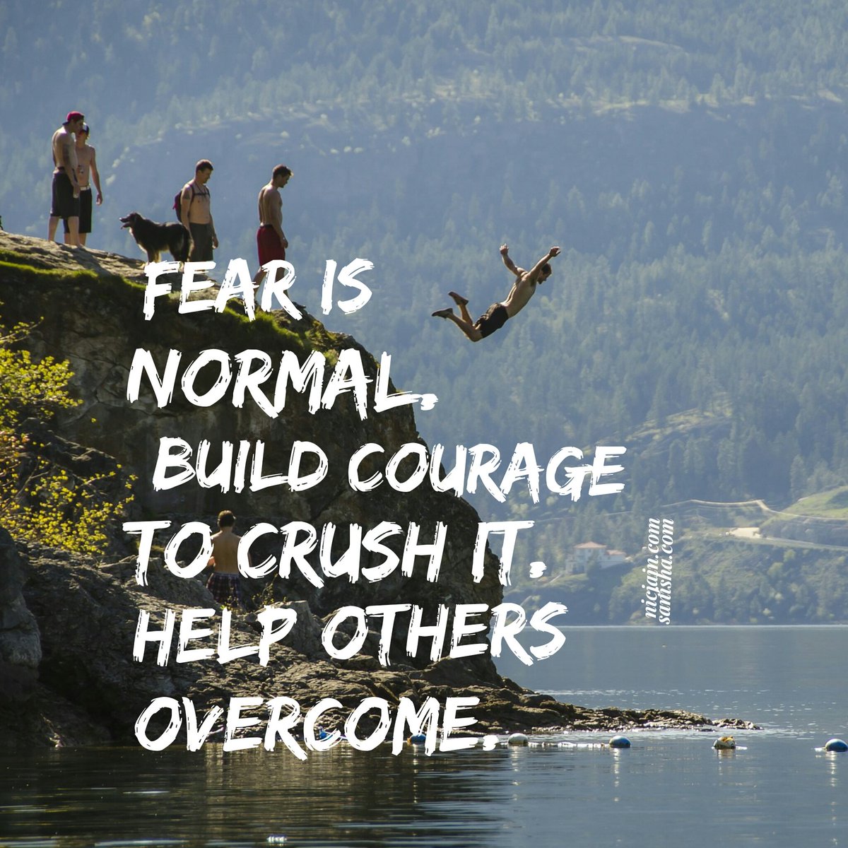MeetNicJain's tweet photo. Everybody has fear. The differentiator is who can build the muscle of courage enough that overcoming terror feels easy. #attractionmarketing #DigitalTransformation https://t.co/IrJZbNqM2e