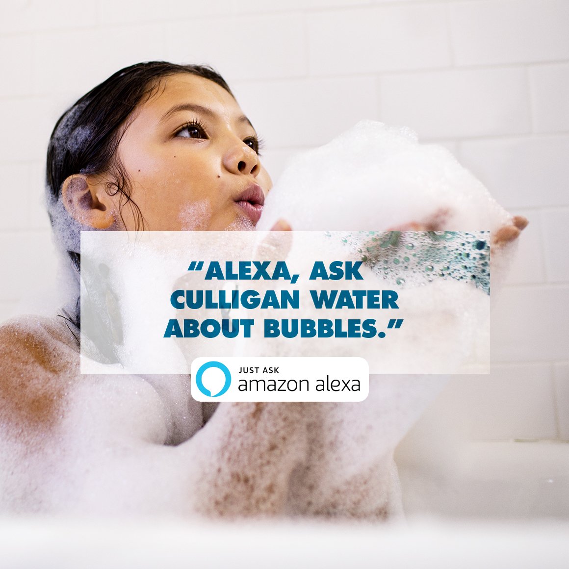 PSST! We made an Alexa Skill for you! Want to give it a try?

1. Say, "Alexa, enable the Culligan Water Skill" 
2. Say things like "Alexa, ask Culligan Water to play the sound of water." 🎵💧
#AsYouWish