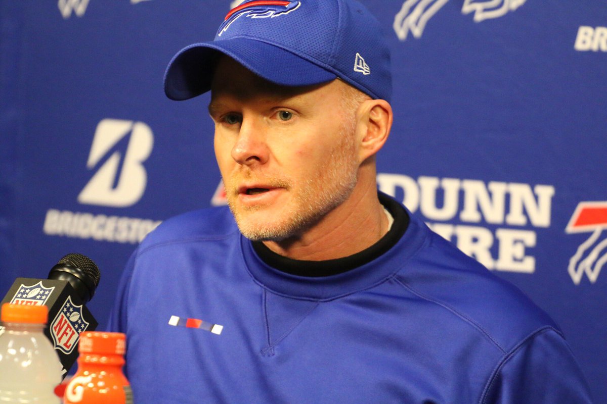 BuffaloBills's tweet photo. McDermott: “It hurts right now but I’m extremely proud of our team. We appreciate all of our fans who traveled for this game, we saw support everywhere.” https://t.co/vGuS85RYdl