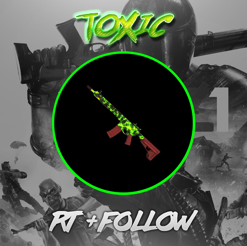 StarshiipeR's tweet image. Giveaway Toxic AR-15

✔️ Follow me
✔️ Retweet 
✔️ Like

🕑 January 14