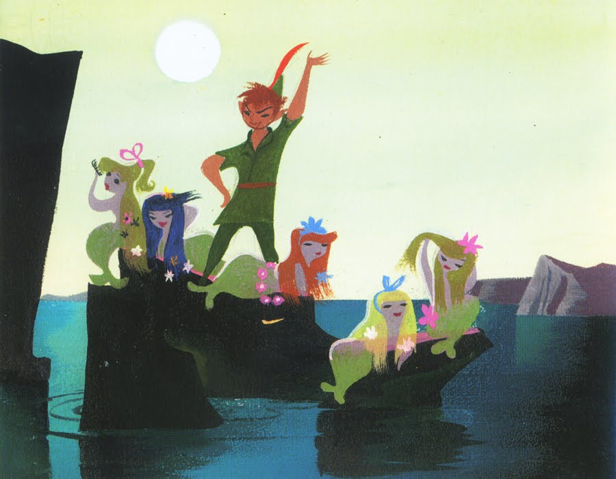 Ronnie Del Carmen Mary Blair Peter And The Mermaids In Mermaid Lagoon Peter Pan 1953 Animation Disney Ronnie Del Carmen Mary Blair Peter And The Mermaids In Mermaid Lagoon Peter Pan 1953 Animation Disney