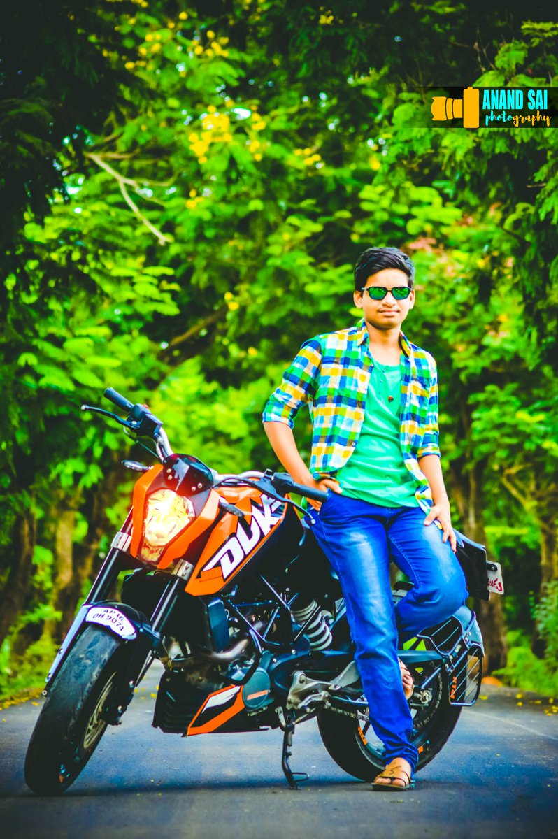 ktm bike with boy
