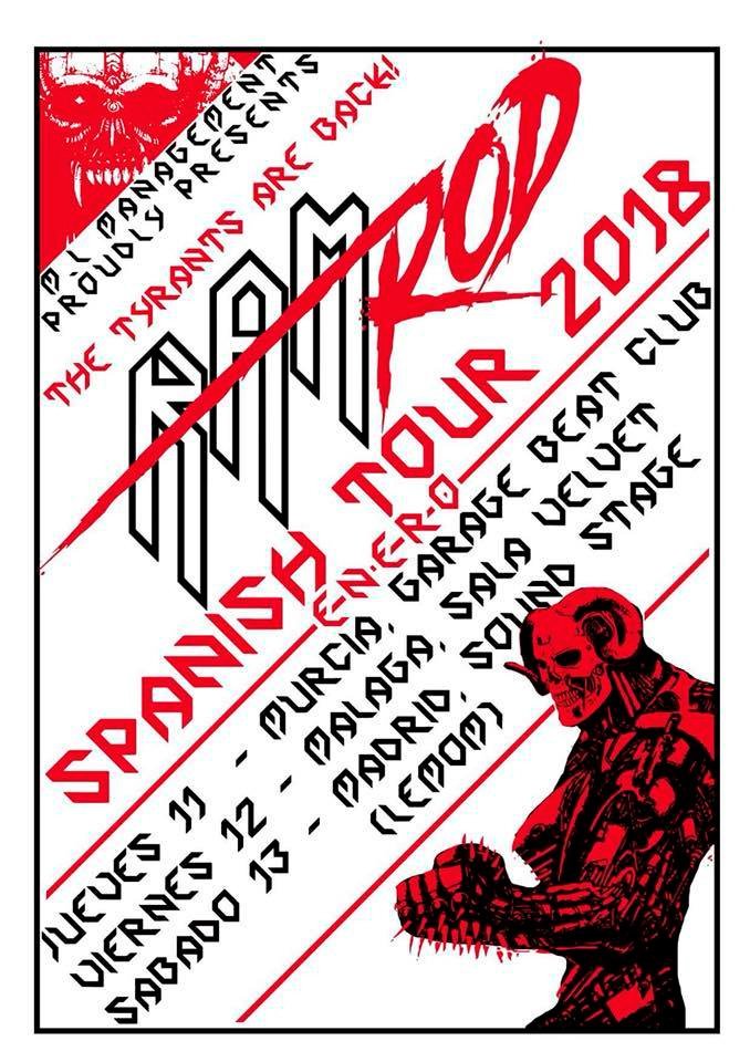 Los suecos <a href="/RamMetalBand/">Ram Metal Band</a> visitarán la península en tres únicas fechas en enero - goo.gl/ar8Ar8