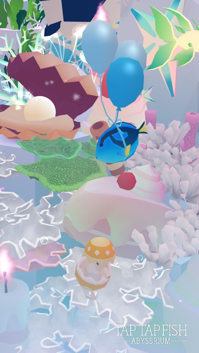 My Balloon Blue Tang:) 
#taptapfish
Download: onelink.to/jhe4sh
