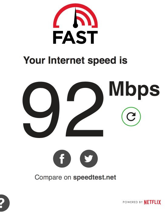 gedeyenite's tweet photo. @CoxHelp Paying for your UP TO 300MBPS speeds but only get 1/3 or less of that on a persistent basis.  Perhaps I should be paying 1/3 of my monthly fee? https://t.co/EGFLpQA8ih