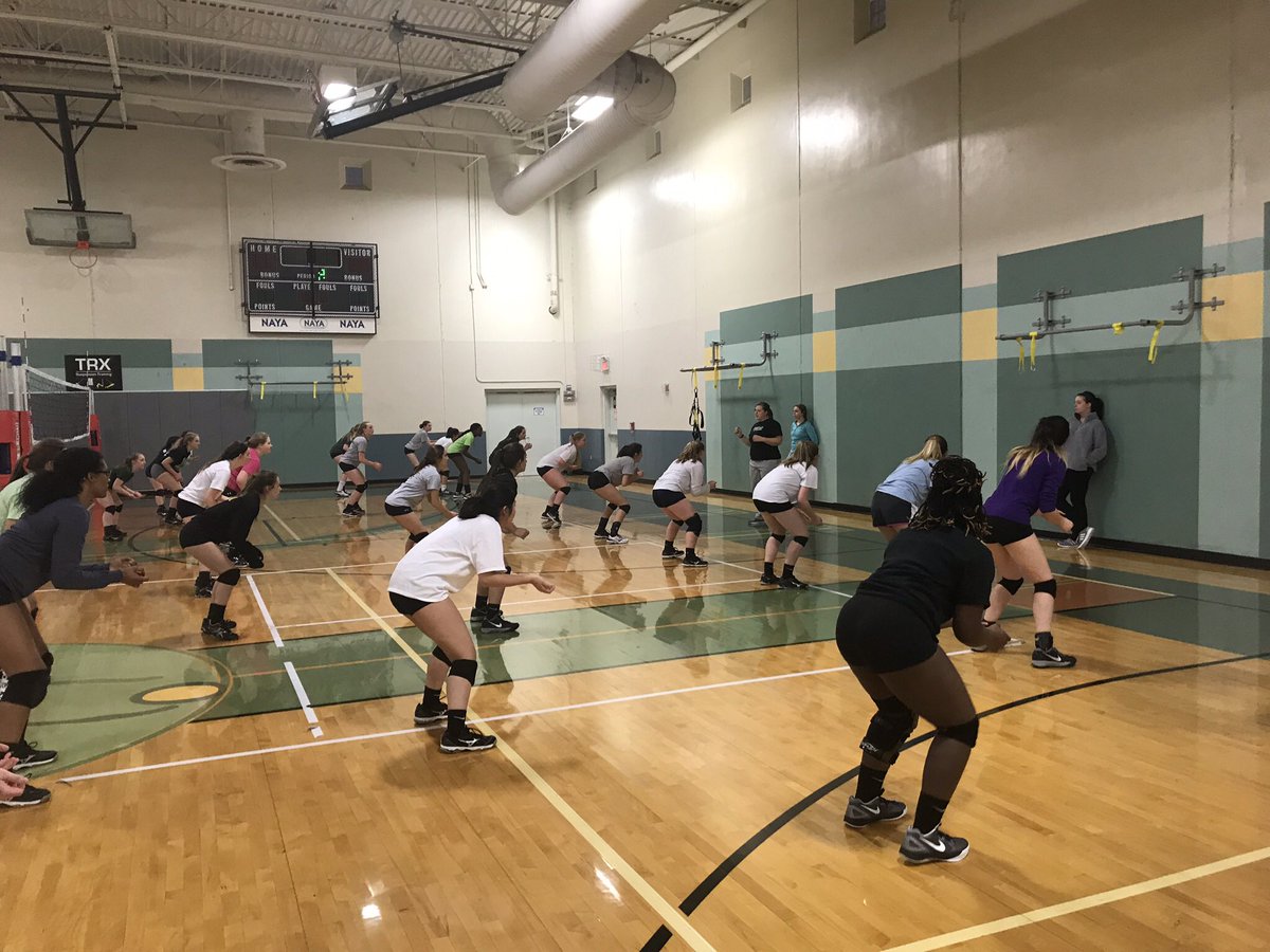 Lineshotvb's tweet photo. Practice officially started this week! #footworkpattern #nowweknowourrightfromleft #quadwork #wellbereadytomove https://t.co/haVIMH7fqX