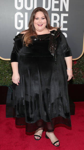 ChrissyMetzFan's tweet photo. First look at @ChrissyMetz on the #GoldenGlobes red carpet #WhyWeWearBlack https://t.co/Noeidwg7Ag
