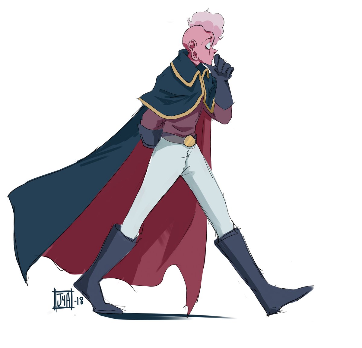 Jyagantz's tweet photo. Concerned captain ✨ #LarsOfTheStars #StevenUniverseStranded https://t.co/5KiOBMP7KV
