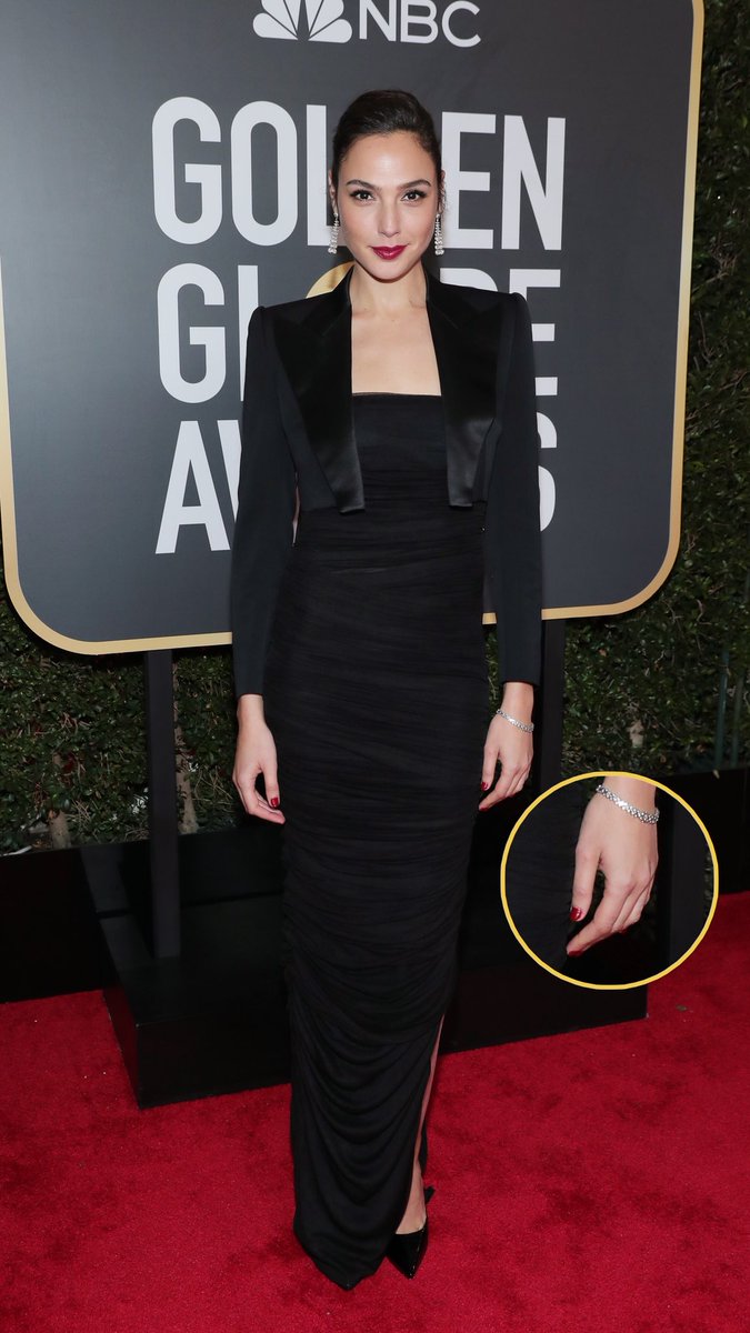 Image result for Gal Gadot wore Essie A List at the Golden Globes