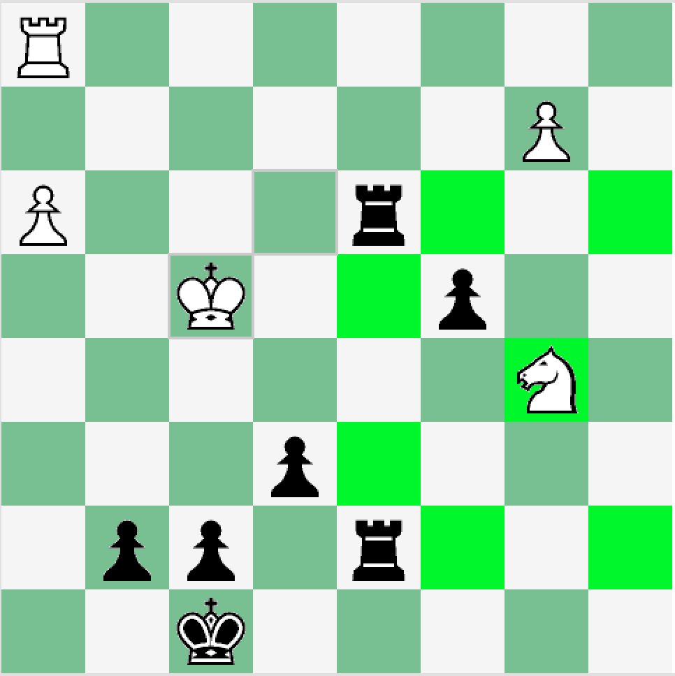 StaciaMelinda's tweet image. I love how a rook 2 squares down a diagonal can really restrict a knight. In this game the rooks have trapped this knight and Rb3 or Rb7 are coming. The knight won't survive. 💀 #chessisbest #chesspatterns #feelbadforhorsie