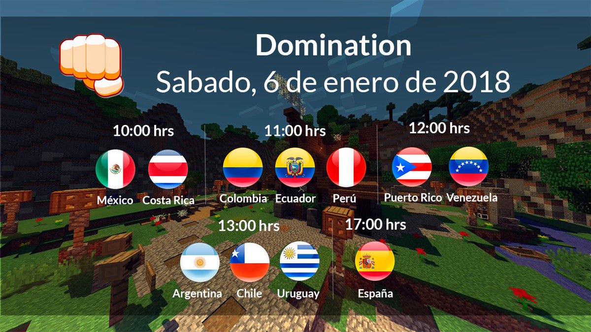 DominationSMP's tweet photo. Cada vez queda menos, y nosotros ya nos estamos preparando.
¿No te lo quieres perder? Mira aquí la hora a la que el servidor abre en tu país para que no se te vaya a pasar. https://t.co/T3jku9PPFI