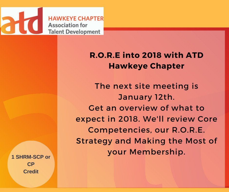 Come Join us for the first site meeting of 2018! 
Register here: hawkeyeatd.org/event-2766917
#ATDHawkeye