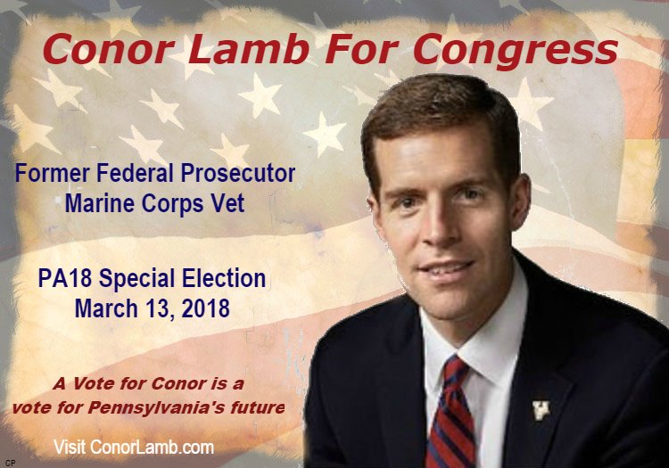 CMDR_Paylor's tweet photo. @ConorLambPA is running for PA's 18th Congressional Dist. Conor is a former Asst. U.S. Attorney &amp; a Marine Corps Vet. He's been a leader in the fight against the opioid epidemic, supports unions &amp; works to develop partnerships between law enforcement &amp; communities.. #VoteConor4PA https://t.co/S1aIkIQj7s