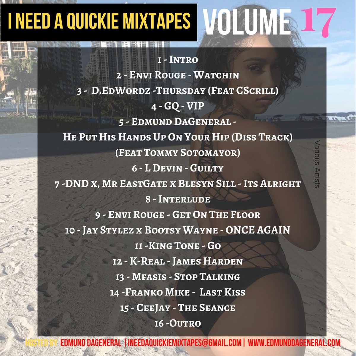 INeedAQuickie's tweet photo. I Need A Quickie Mixtapes - Volume 17
https://t.co/QRcPPkmAqd
#Datpiff #Mixtape #INeedAQuickieMixtapes https://t.co/1DukgfOMAe