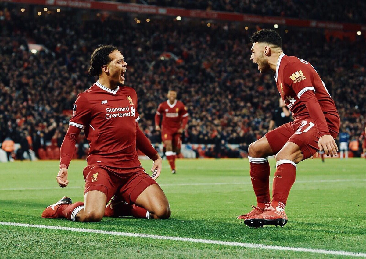 🎼 Like a Virgil! Scored for the very first time! 🎼 #lfc