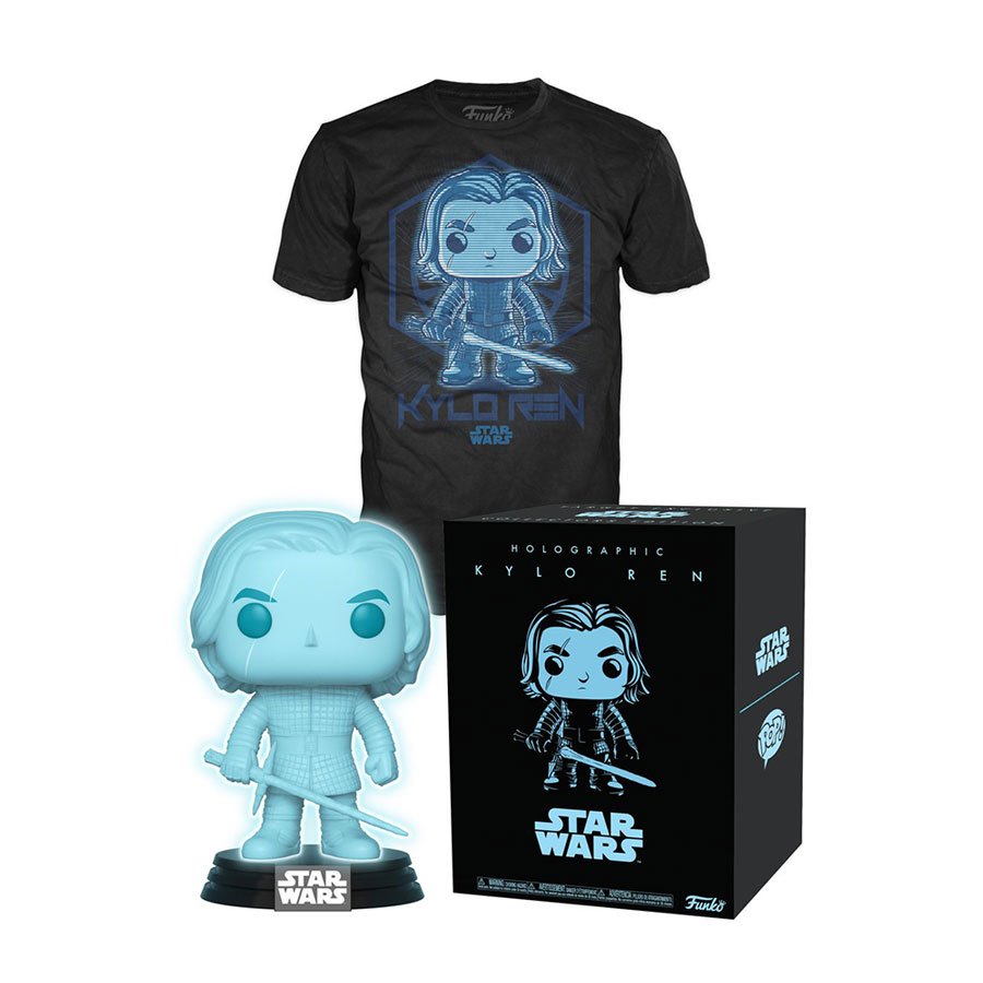 OriginalFunko's tweet image. RT &amp;amp; follow @OriginalFunko for the chance to win a Target.com exclusive Holographic Kylo Ren Pop! &amp;amp; Pop! Tee bundle! #FunkoFridays