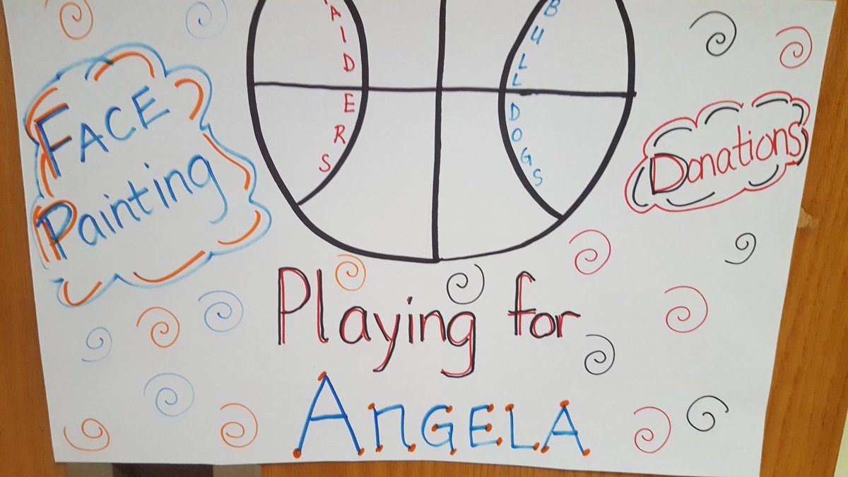 CAMPrincipal's tweet photo. So much going on tonight as the Raiders open up the CIC season against @StTBasketball Face painting, 50/50, auction of team basketballs, and a bucket blitz as we are #PlayingforAngela Also, a chance to get the best popcorn in the #CIC from the legend Coach Funneman! #IAGDTBAR https://t.co/XUVDNEtcW4